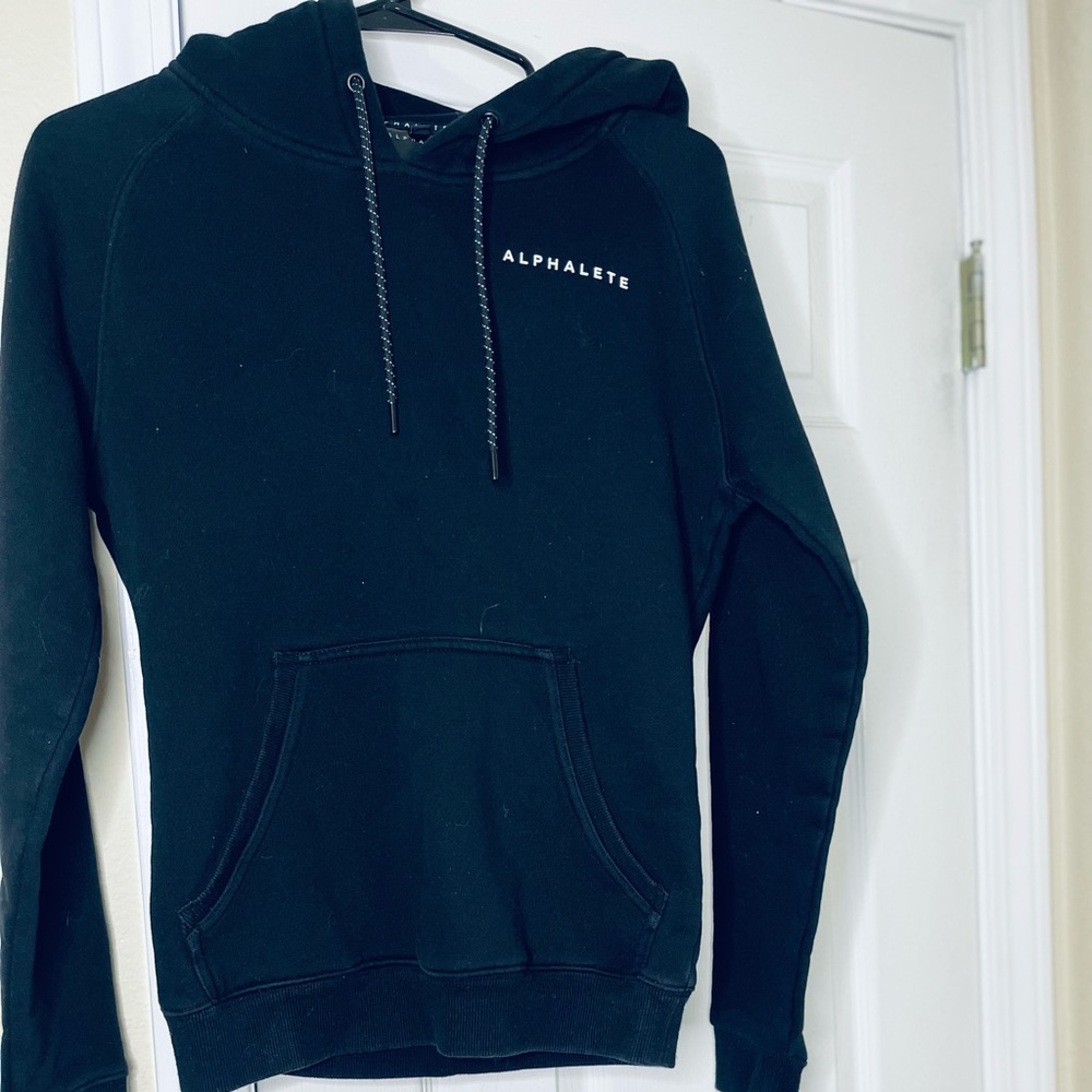 ALPHALETE Brand Womens  Fitness Hoodie Sportswear Black SIZE: XS